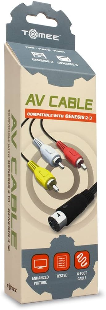 Genesis 2/3 AV Cable - Tomee (X4)